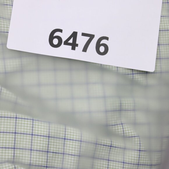 Brooks Brothers 346 Shirt Mens 16, 34/35 Green 100% Cotton Long Sleeve Button - Picture 12 of 12
